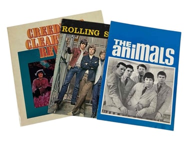 The Rolling Stones, Creedence Clearwater Revival, And The Animals Concert Tour Programs