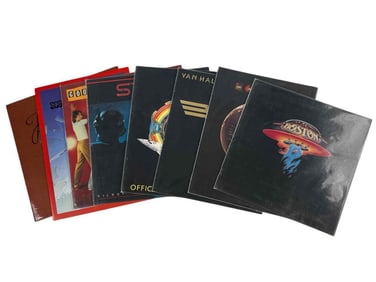 Concert Tour Program Including Van Halen, Steppenwolf, Kansas, Styx, Jet, Boston, Scorpions