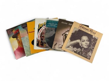 Vinyl Albums Including Diana Ross, Marvin Gaye, Jay & The Techniques
