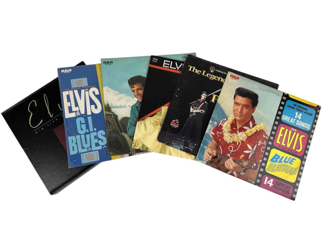 Elvis Presley Vinyl Records & CD Box Set (1 of 14)