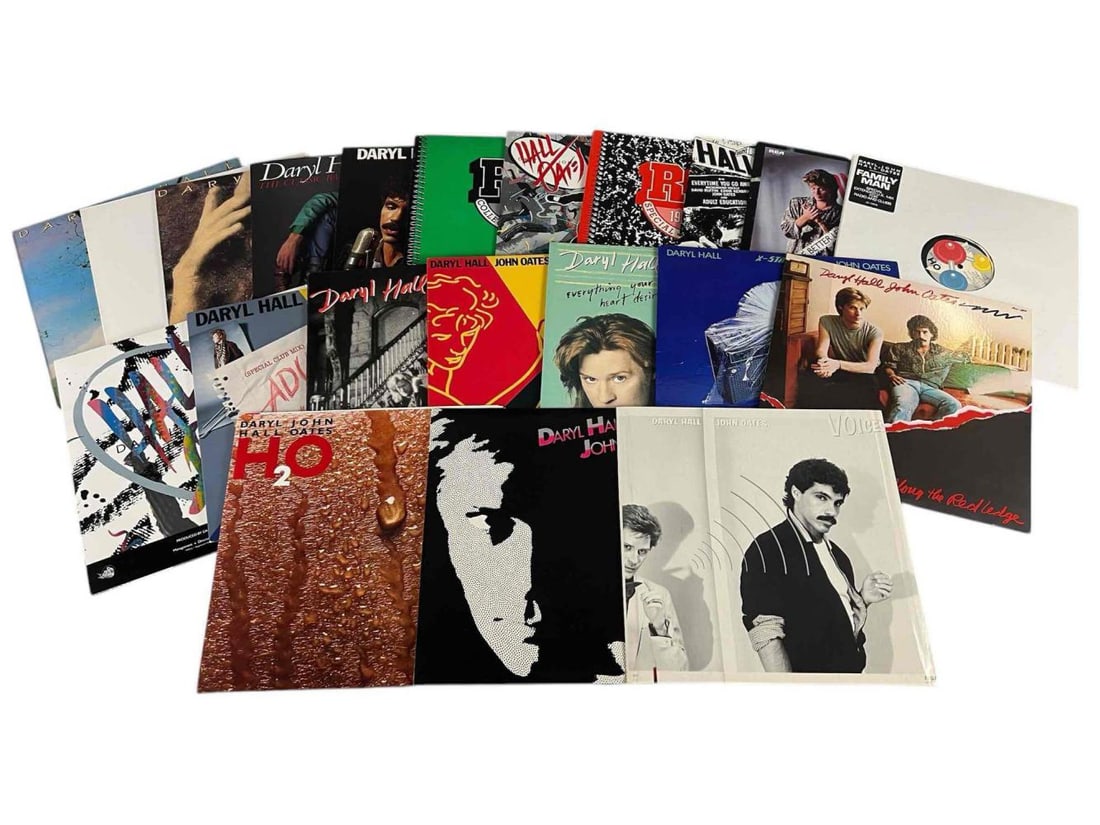 Daryl Hall & John Oates, 21 Vinyl Albums: Daryl Hall & John Oates, 21 Vinyl Albums. Includes: H2O, RCA Records, AFL1-4383; Private Eyes, RCA Records, AFL1-4028; Voices, RCA Records, AQLT-3646; A Nite At The Apollo Live, RCA Records, JW-14180;