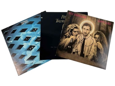 Pete Townshend & The Who Vinyl Albums, Including Autographed Cover
