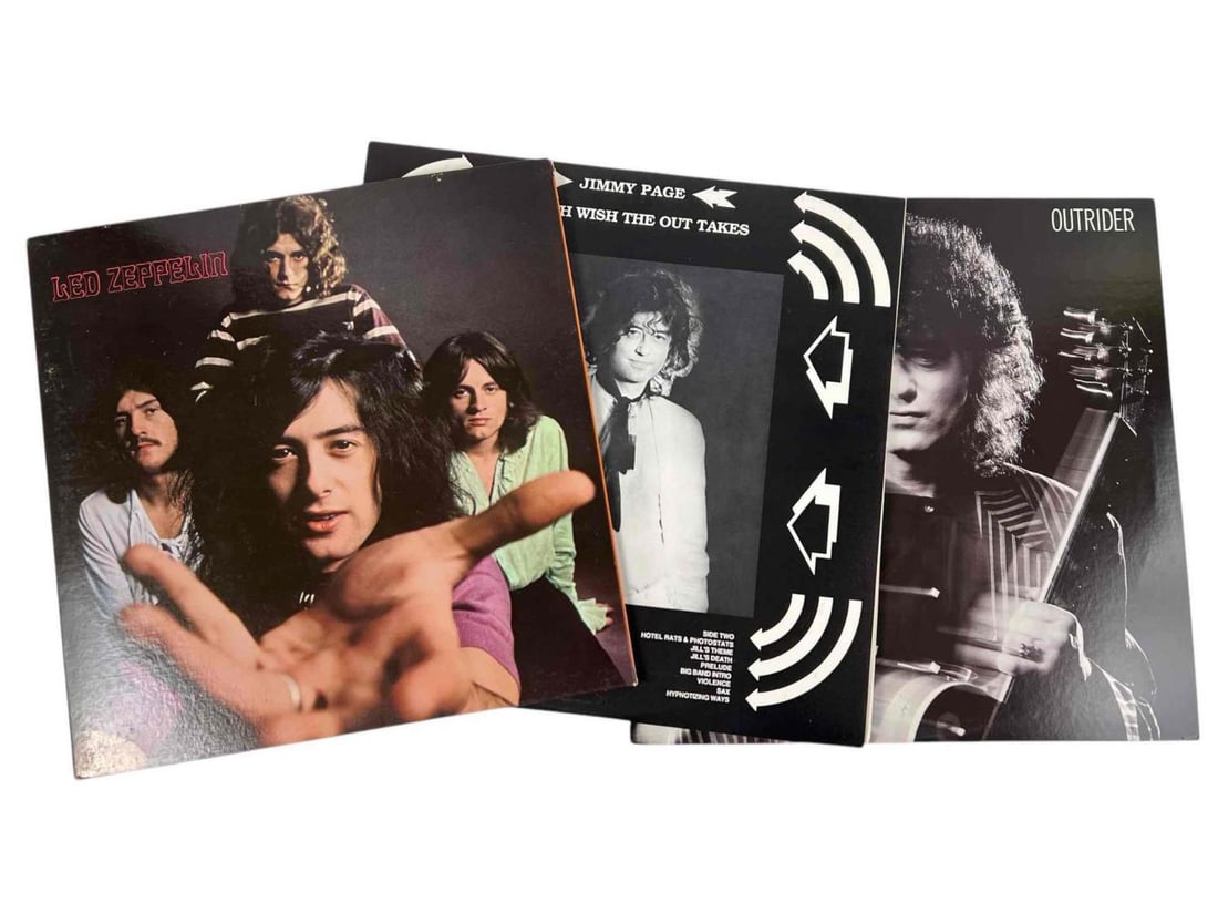 Led Zeppelin & Jimmy Page, Vinyl Records & Concert Tour Book (1 of 7)