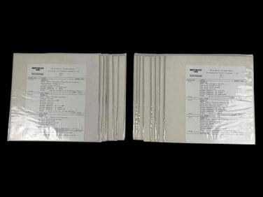 Westwood One, The US Festival '83 12 Hour Radio Special With Cue Sheets, 18 Vinyl Records