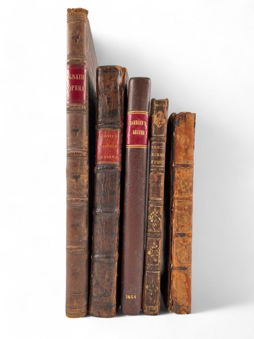 Lot Of Books On The Subject Of St. Ignatius, Ca. 1558-1709 (1 of 15)