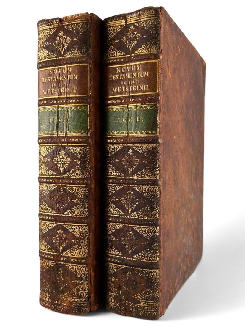 Novum Testamentum Graecum, Joannis Jacobi Wetstenius, Amsterdam, Volumes I & II, 1751, 1752 (1 of 20)
