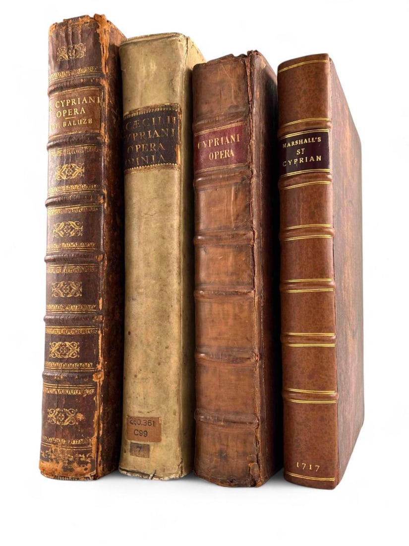 Four Books On the Works Of St. Cyprian, 17th-18th C. (1 of 15)