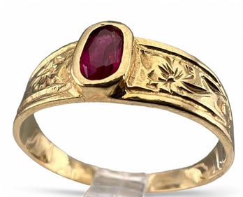 14K Ruby Ring