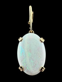 14K Opal Pendant