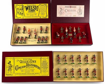 Three Britains Special Collector's Edition Toy Soldier Sets With Original Boxes