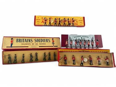 Grouping Of Vintage Lead Toy Soldiers, Including Britains