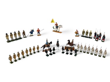 Collection Of Lead Toy Soldiers