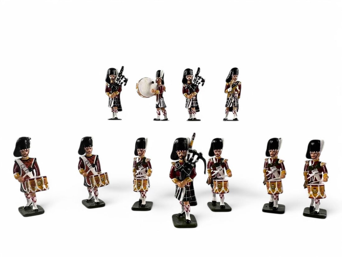 King & Country Regimental Lead Toy Soldiers, Pipes And Drums (1 of 9)