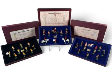 Three Britains Limited Edition Toy Soldier Sets