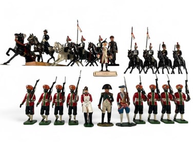 Lot Of Vintage Toy Soldiers, Including Britains, Stadden & Minikin