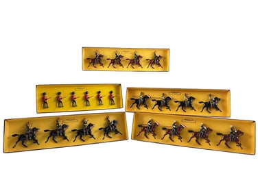 Five Britains Special Collector's Edition Toy Soldier Sets With Original Boxes