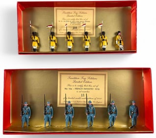 Tradition Limited Edition Lead Toy Soldiers In Original Boxes, No. 7A & 16A
