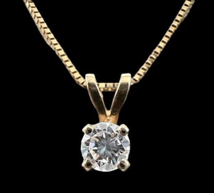 14K Diamond Necklace