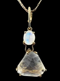 14K Labradorite Necklace