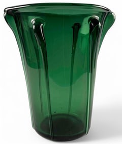 Empoli Verde Italian Art Glass Vase
