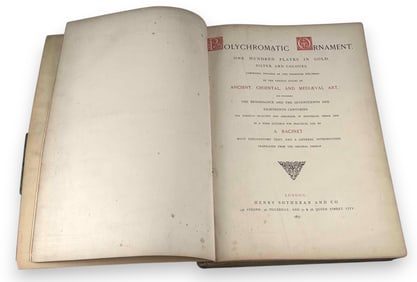 Auguste Racinet, Polychromatic Ornament, Henry Southern & Co. 1877