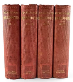 George Rawlinson, The History Of Herodotus In Four Volumes, 1858 First Edition