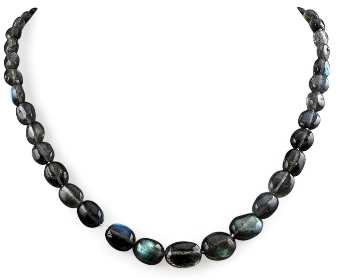 14K Labradorite Bead Necklace (1 of 4)