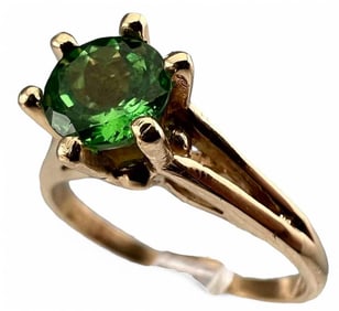 14K Tsavorite Garnet Ring