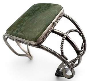 Native American Sterling Silver Cuff Bracelet