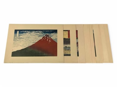 Penn Prints New York, Six Prints Of Japanese Woodblocks
