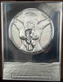 After Salvador Dali, La Fecundidad, Sterling Silver Relief
