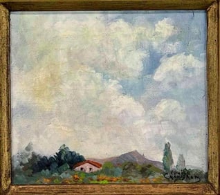 Louise Cunningham (American, 1881-1983) California Plein Aire, Oil On Canvas