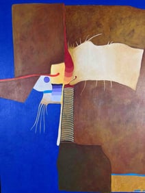 George Hoehn, California Abstract Oil On Canvas