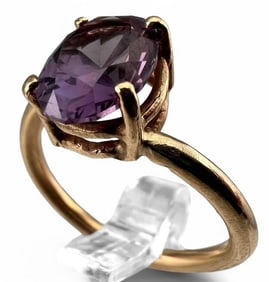 14K Purple Sapphire Ring