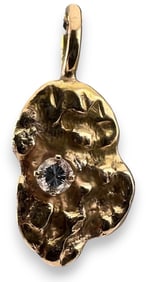 14K Diamond Pendant