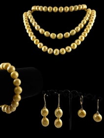 Gold Freshwater Pearl Jewelry
