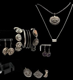 Lot Of Sterling Silver Jewelry