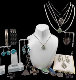 Lot Of Sterling Silver Jewelry