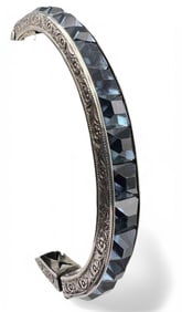 Sterling Silver Blue Tourmaline Bracelet