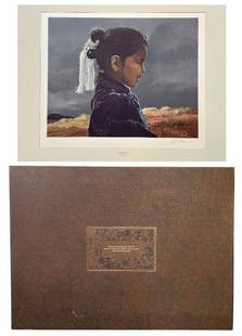 The Franklin Mint Gold Medal Portfolio Of Western Art: The Franklin Mint Gold Medal Portfolio Of Western Art. Complete set of 10 pencil signed prints. Features the art of Donald Teague, Frank McCarthy, Ray Swanson, and more. Prints (as matted) each approx