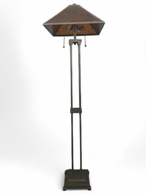 Contemporary Mission Style Floor Lamp