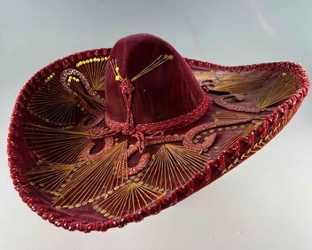 Vintage Mexican Pigalle Sombrero