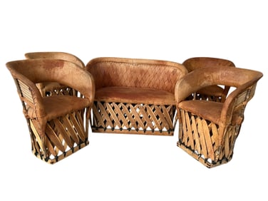 Mexican Leather Equipale Furniture Set