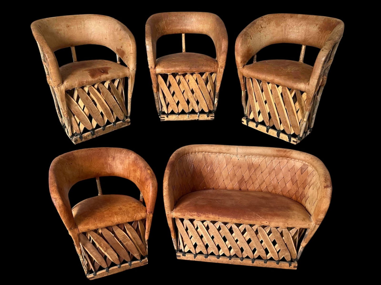 Mexican Leather Equipale Furniture Set (1 of 18)