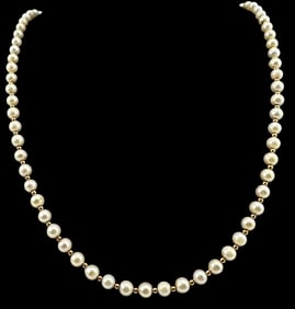 14K Pearl Necklace