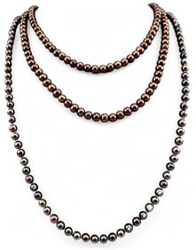 Two 14K Freshwater Pearl Necklaces
