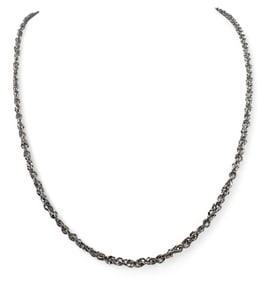 Italian 14K White Gold Chain