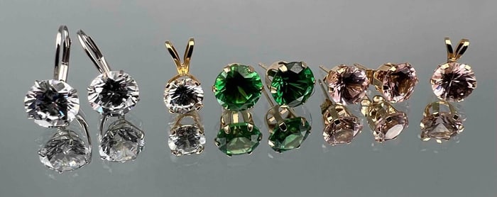 14K Cubic Zirconia Jewelry