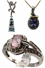 10K Topaz & Tanzanite Jewelry