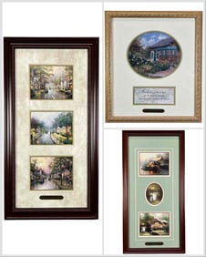 Grouping Of Thomas Kinkade Collector's Society Framed Prints